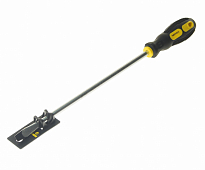 Отвертка шлицевая SL8х250мм Ø8мм магнитная с противоскользящей ручкой (с держателем ) ER-7DA-16H ЭВР